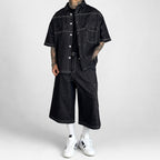 Heren casual set met knopen