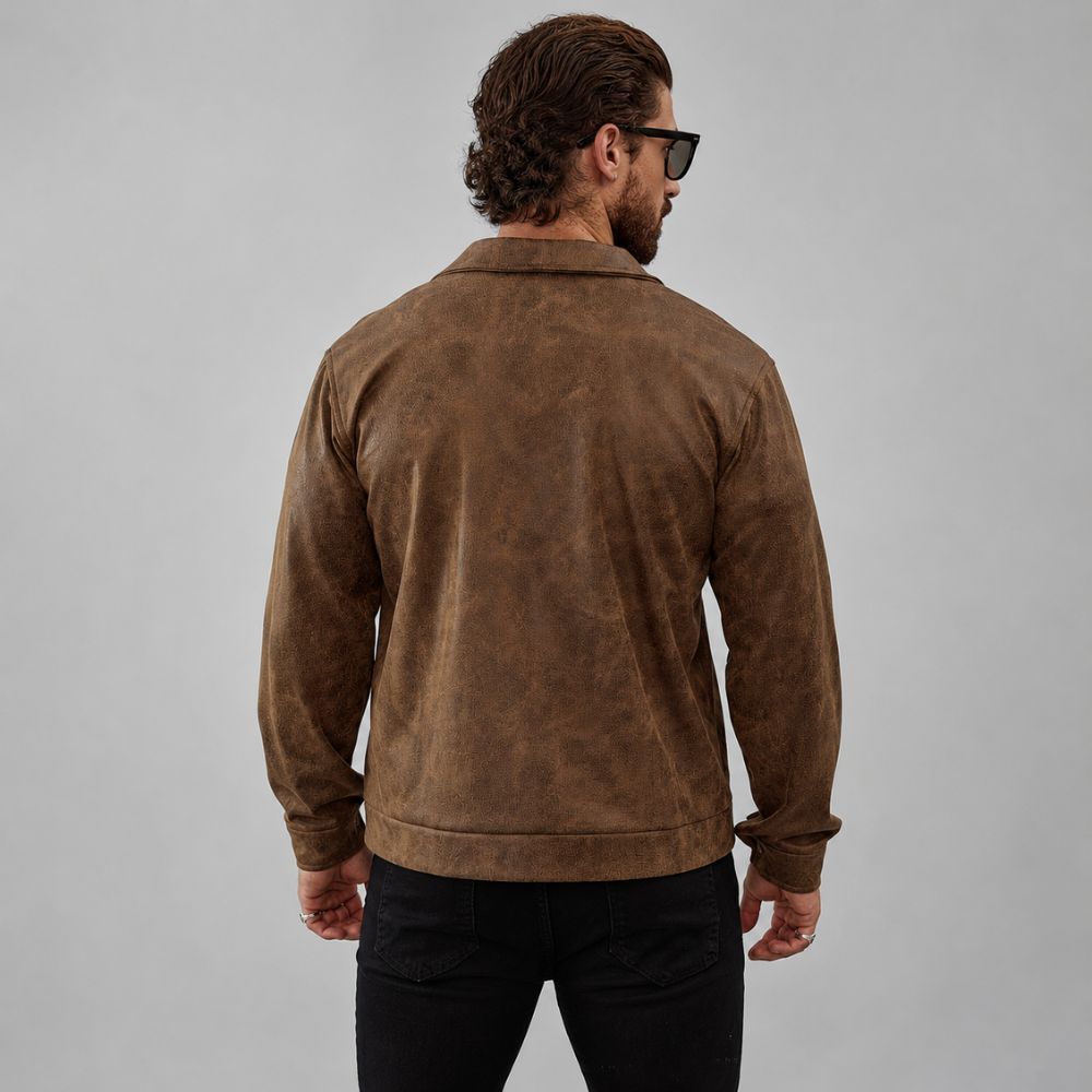 Heren flap pocket jas