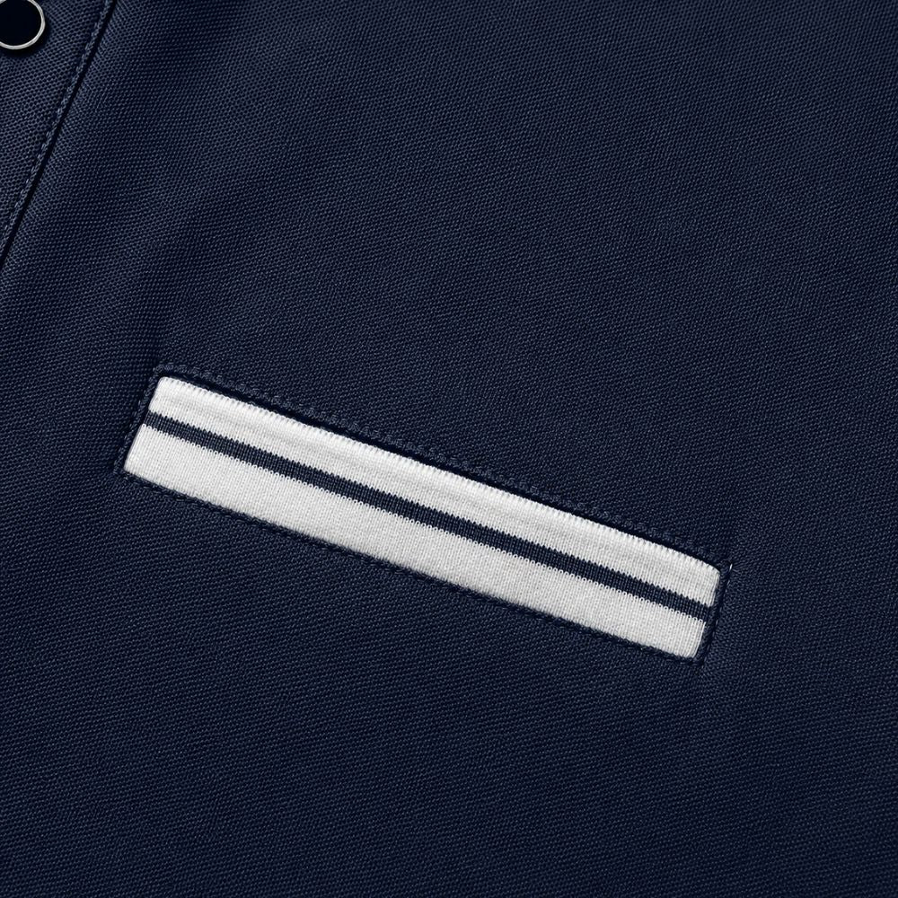 Heren poloshirt met gestreepte kraag